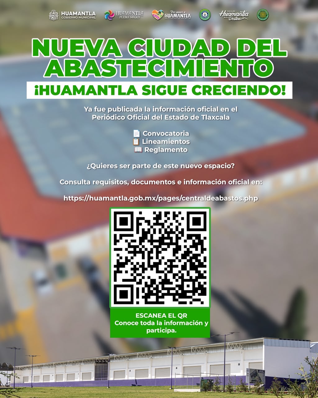 Huamantla da un nuevo paso para consolidar la Ciudad del Abastecimiento; ya puede consultarse la información oficial